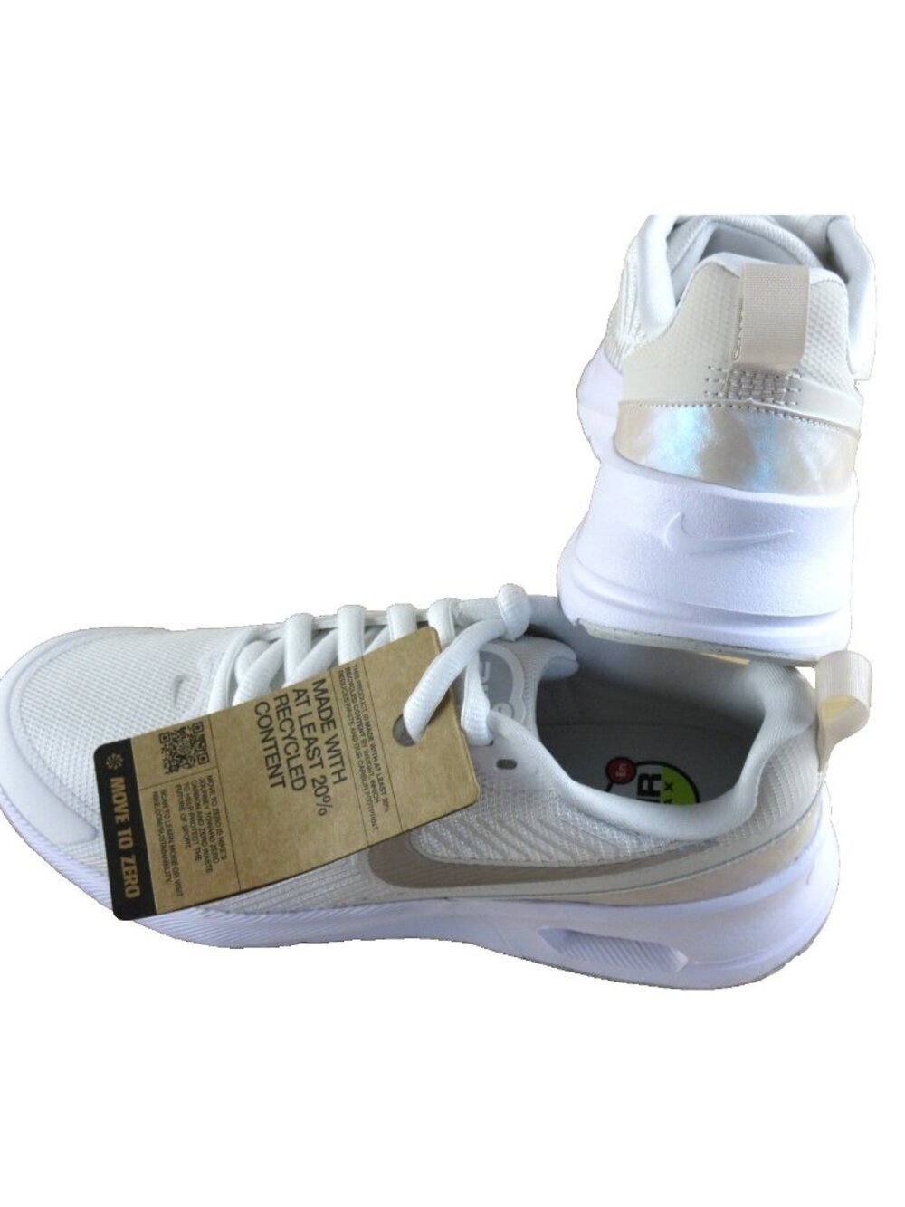 Nike Women's Air Max Nuaxis SE Running Training Shoes White Silver Sizes NIB - Picture 6 of 7